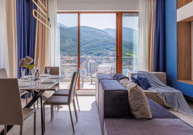 Luxusní apartmán s výhledem na moře 95 m v premium complex Belvedere Residence s bazénem
