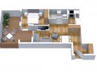 Nuevos apartamentos amueblados de 1 dormitorio en Budva a 100 metros del mar del desarrollador