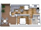 Novi namješteni stanovi s 1 spavaćom sobom u Budvi 100 metara od mora od graditelja
