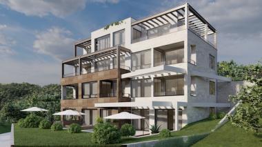 Ekskluzivno zemljište površine 732 m2 u Tivtu za izgradnju stambenog kompleksa s 10 apartmana