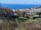 Ohromujúci výhľad na more pozemok 1370 m2 v Bare pre 2 vily