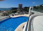 Apartament mahnitës me pamje nga deti 48 m2 në Becici me akses në pishinë