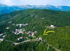 2000 m2 panoramski pogled na morje zemljišče nad vrhom Budve