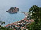 La terre dans Blizikuce pour la construction de la Villa avec une superbe vue sur la mer et Budva