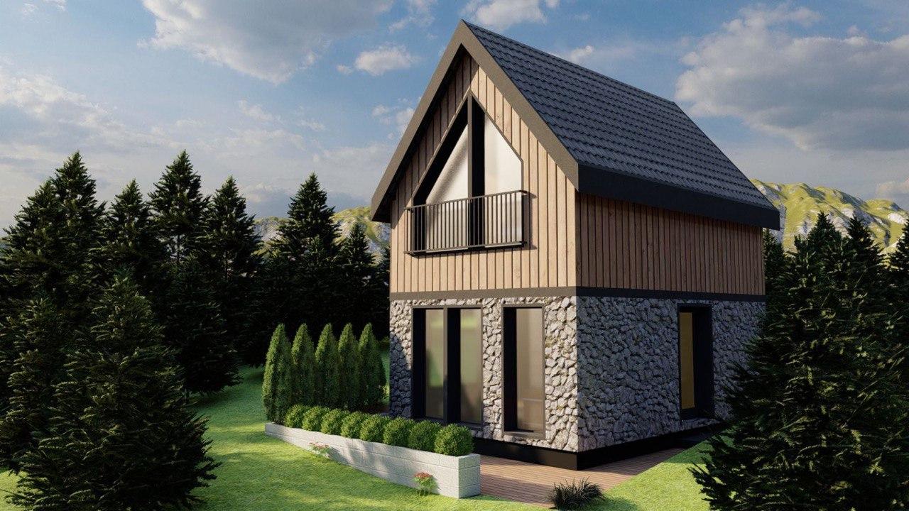 Retraite de montagne urbanisée terrain de 267 m2 à Zabljak près de la station de ski Savin Kuk