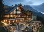 Progetto di lux mountain resort in Montenegro in vendita con hotel benessere